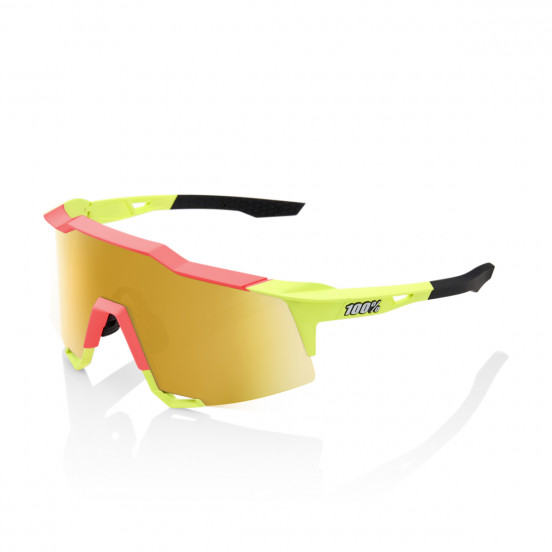 Lunettes solaires SPEEDCRAFT Matte Washed Out Neon Yellow Flash Gold