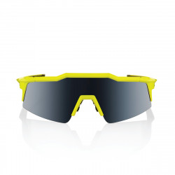 Lunettes solaires SPEEDCRAFT SL Soft Tact Banana Black Mirror lens