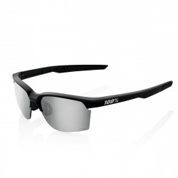 Lunettes solaires SPORTCOUPE Matte Black Hiper Silver Mirror lens