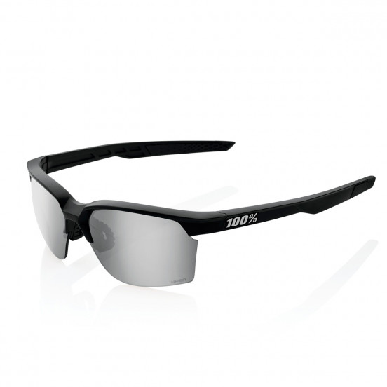 Lunettes solaires SPORTCOUPE Matte Black Hiper Silver Mirror lens