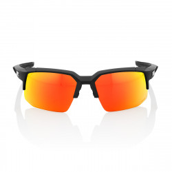 Lunettes solaires SPEEDCOUPE Soft Tact Black Hiper Red Multilayer Mir
