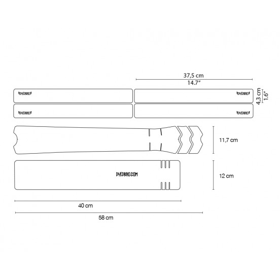 Sticker de cadre Ebike Clear