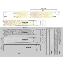 Sticker de cadre Ebike Stay Free