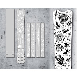 Sticker de cadre Ebike Old School Tattoo