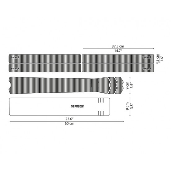 Sticker de cadre Stripes