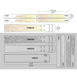Sticker de cadre Stay Free