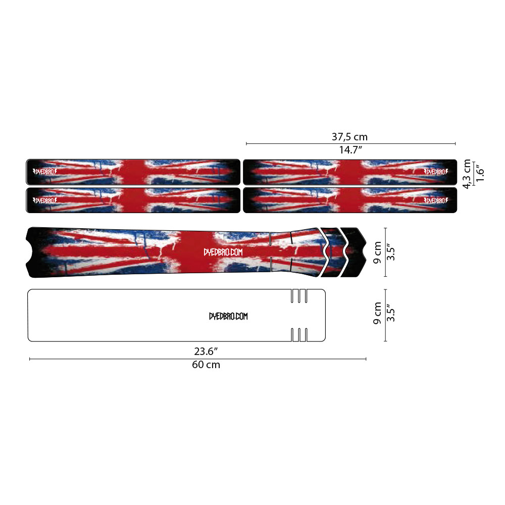 Sticker de cadre Country UK Flag