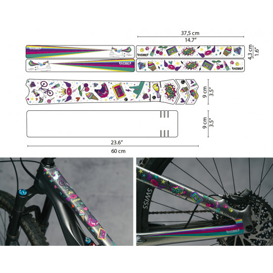 Sticker de cadre Unicorn DISPO SUR COMMANDE 