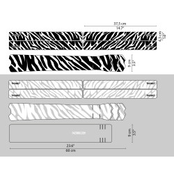 Sticker de cadre Zebra