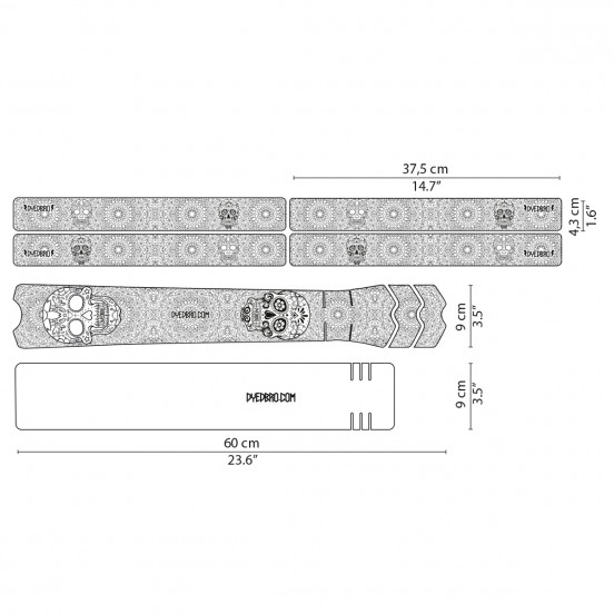 Sticker de cadre Dia de Muertos