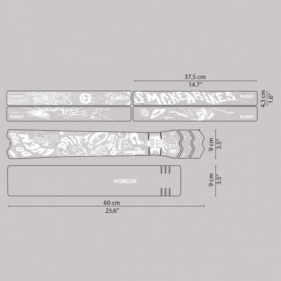 Sticker de cadre Ebike Fluor