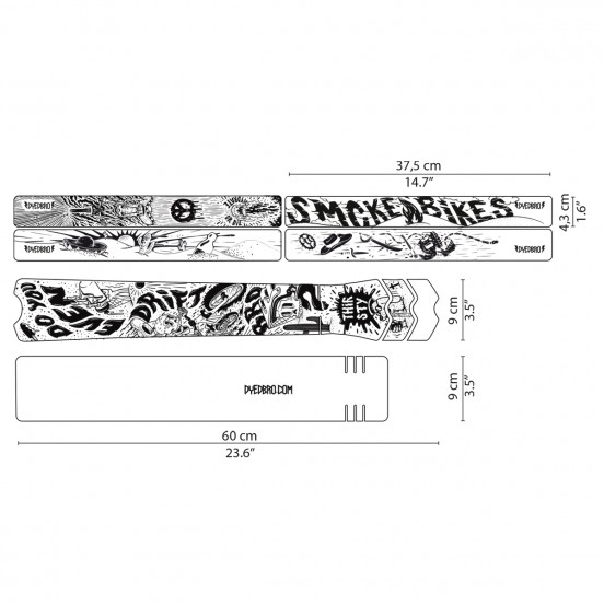 Sticker de cadre Fluor