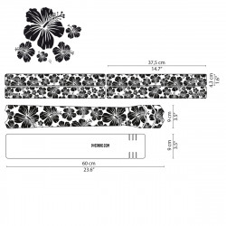 Sticker de cadre Hawaiian Flowers