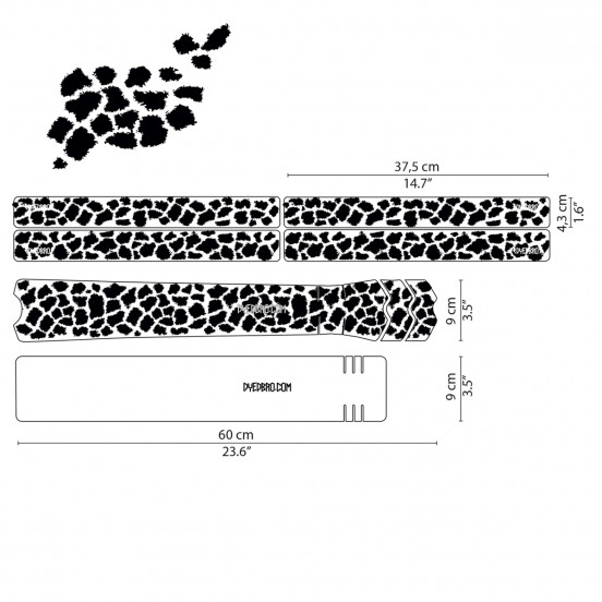 Sticker de cadre K Mack Animal Print