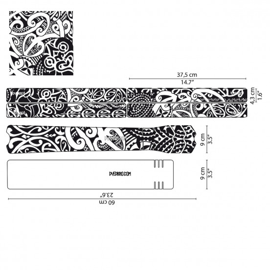 Sticker de cadre Maori