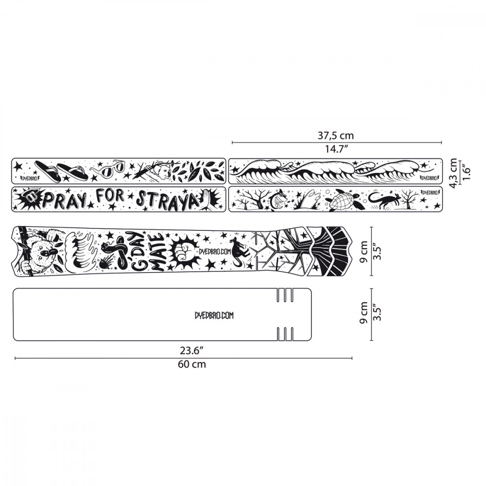 Sticker de cadre Pray for Stria