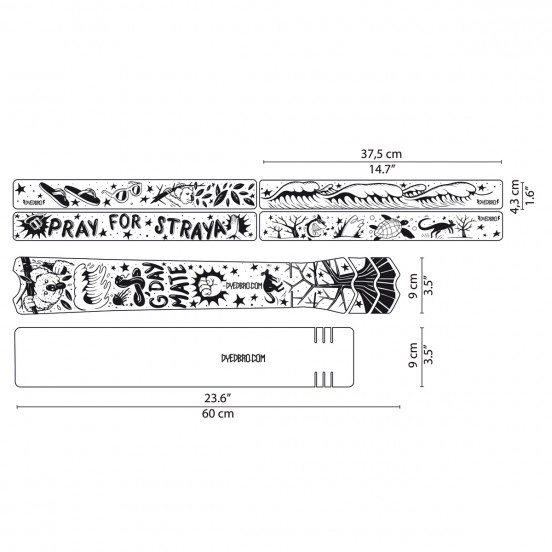 Sticker de cadre Pray for Stria