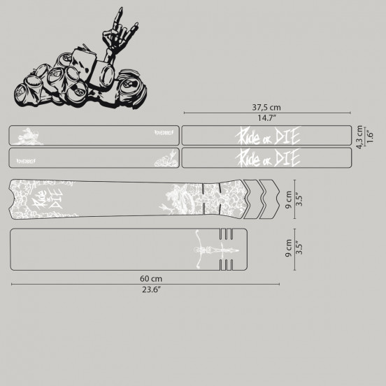 Sticker de cadre Ride or Die