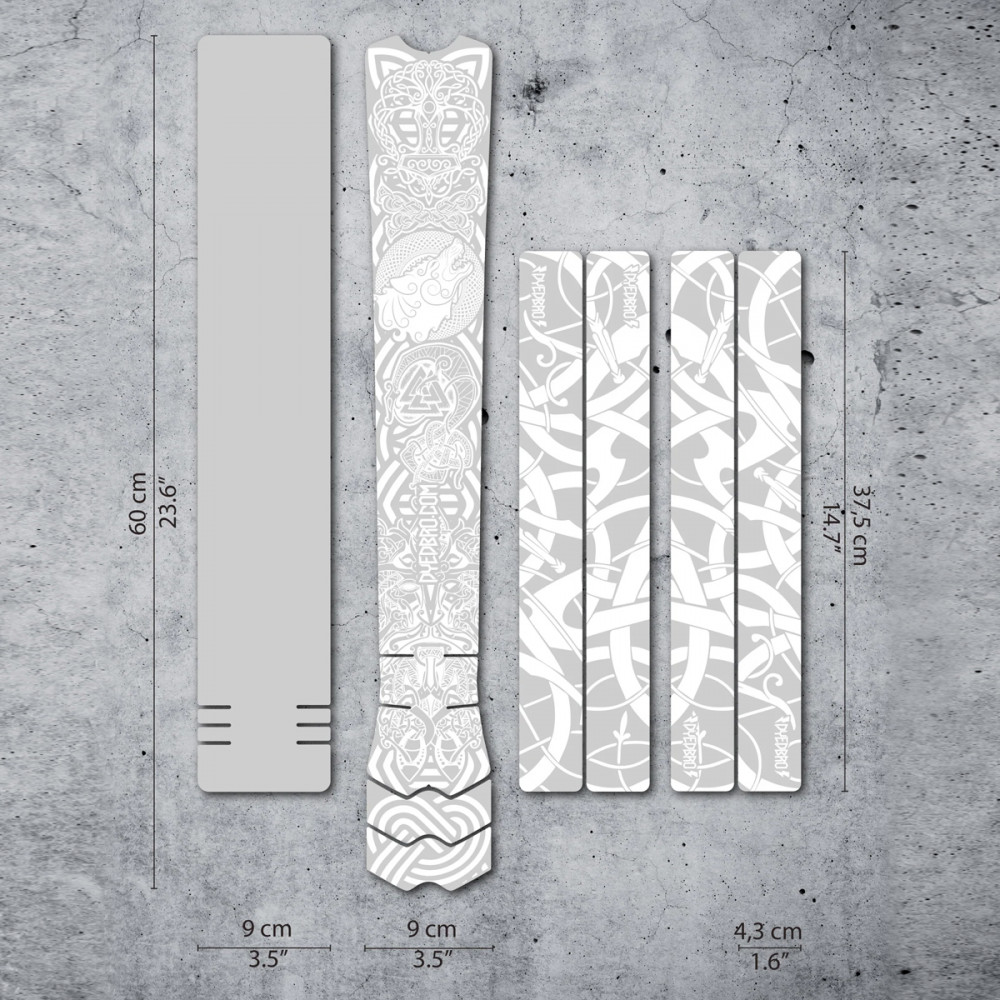 Sticker de cadre Viking White