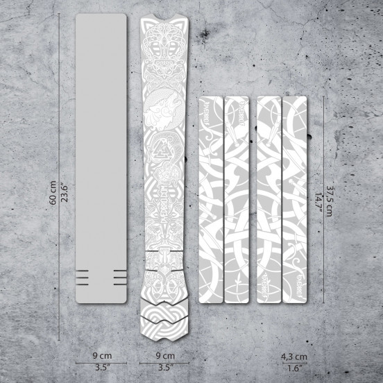 Sticker de cadre Viking White