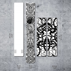 Sticker de cadre Viking White