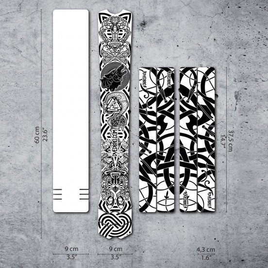 Sticker de cadre Viking White