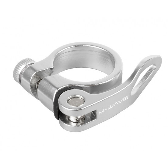 M-WAVE Clampy QR collier de serrage selle argent (MOQ 100)