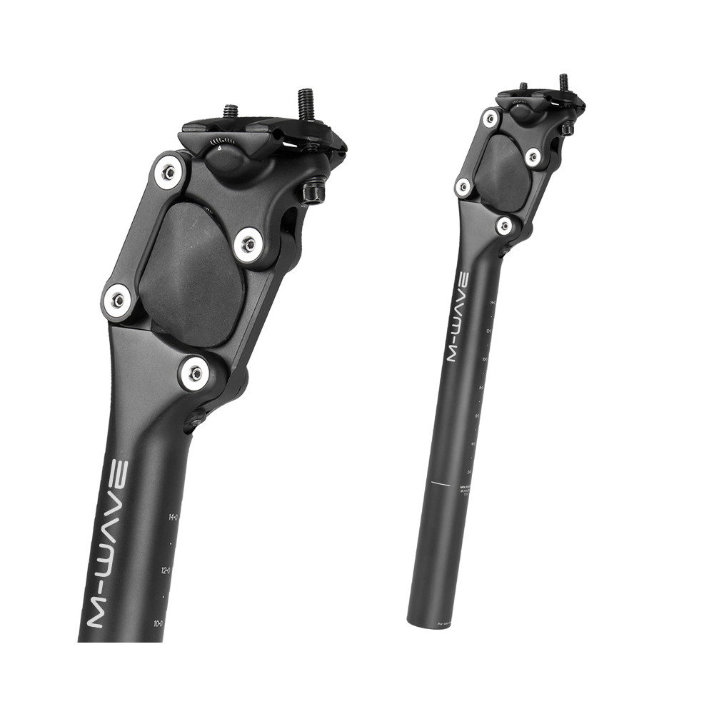 Tige de selle parallelogramme M WAVE 27.5mmx350mm Noir Mat 36mm