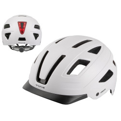 M-WAVE URBAN casque avec lumière Blanc L (MOQ 10)